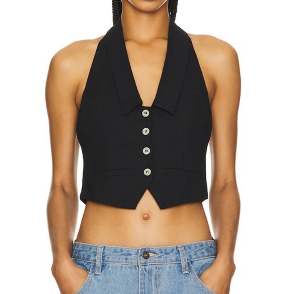 Superdown X Revolve Backless Top Vest Medium - image 1